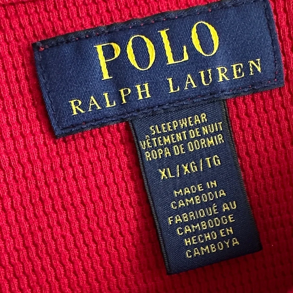 Polo by Ralph Lauren Vibrant Red Crewneck Sweater